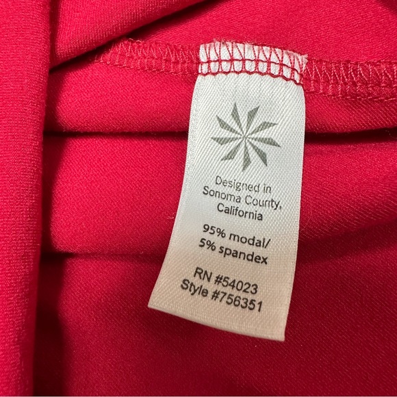 ATHLETA red drop waist tank style dress, S. - Picture 3 of 6